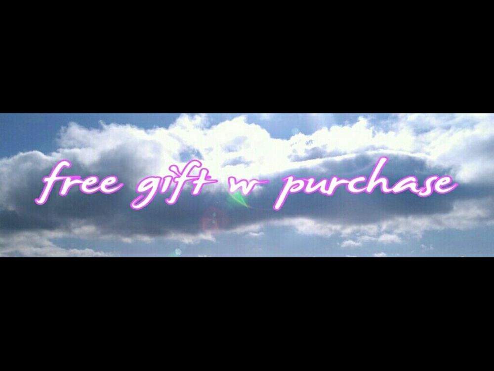 Free gift with any purchase from my closet